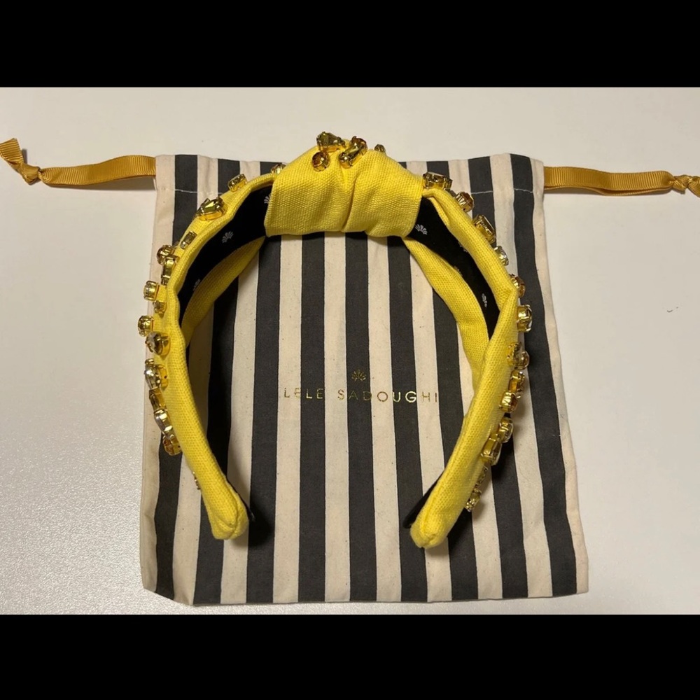 Lele Sadoughi Lemon Zest Headband